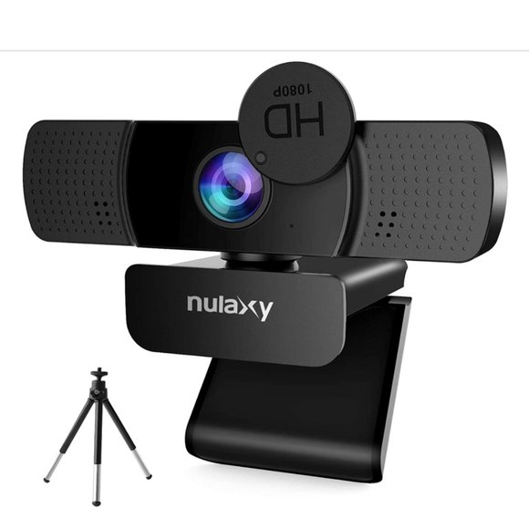 Nulaxy Other - Nulaxy C903 1080 HD Webcam with Microphone, Privacy Cover and Tripod - NIB